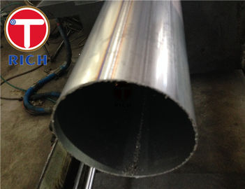 304 316 Stainless Steel Welded Pipe Round Seamless For Exhaust EN10204.3.1