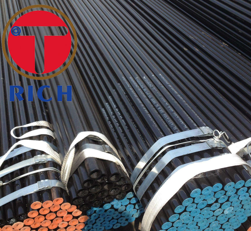 Black Coating Seamless Steel Tube Hot Rolled Non - Alloy For Gas Transportation
