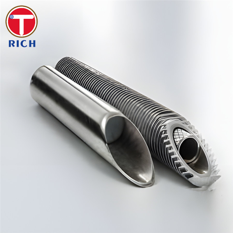 GB/T 24590 Tubi in acciaio inossidabile 12Cr18Ni9 Tubi rinforzati per scambiatori di calore efficienti