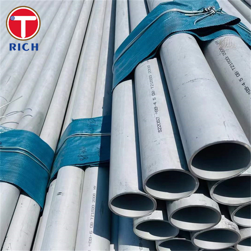 GB/T 34105 S22053 Tubo in acciaio inossidabile duplex laminato a caldo per strutture di ingegneria oceanica
