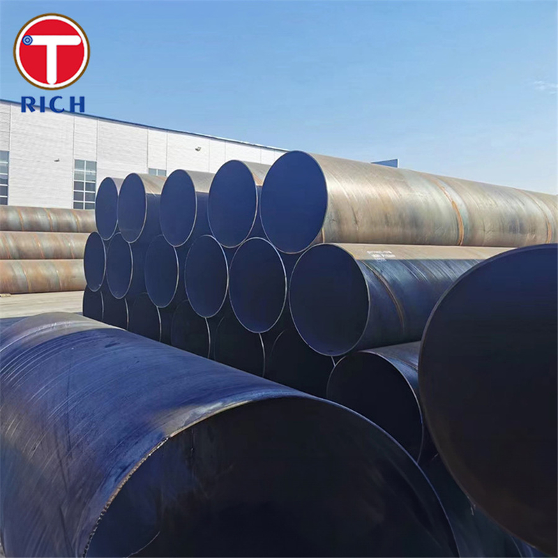 ASTM A139 Tubo di acciaio saldato di grado B Tubo di acciaio saldato ad arco di fusione elettrico per approvvigionamento idrico