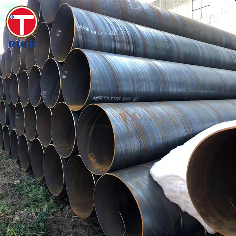 ASTM A139 Tubo di acciaio saldato di grado B Tubo di acciaio saldato ad arco di fusione elettrico per approvvigionamento idrico