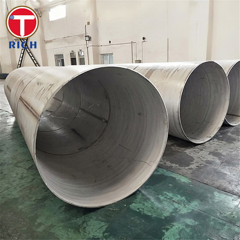 ASTM A409 TP201 Tubo in acciaio inossidabile austenitico di grande diametro saldato per uso corrosivo o ad alta temperatura