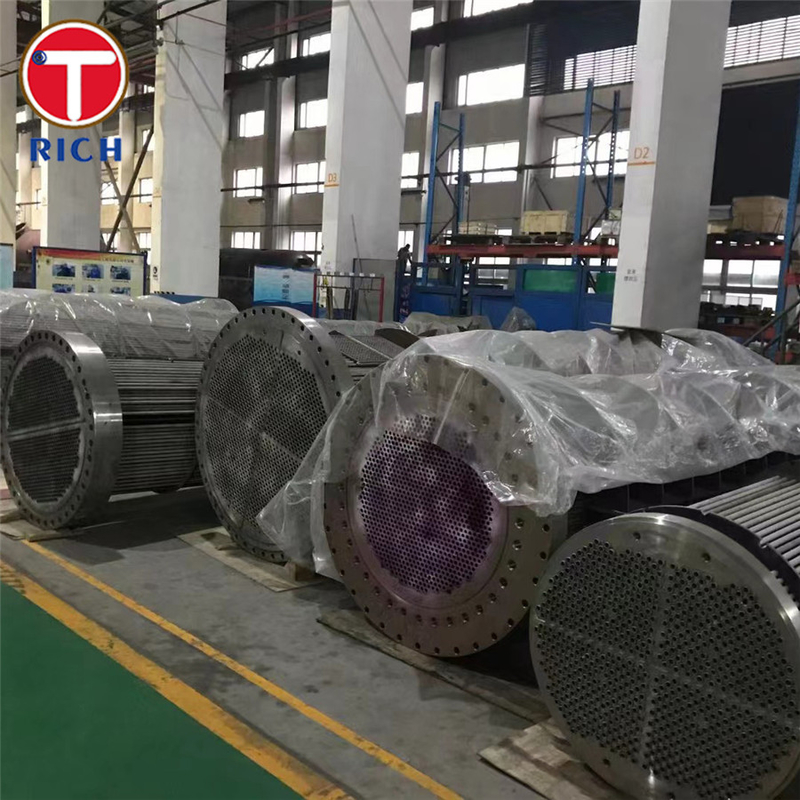 ASTM A688 304 Tubo di acciaio inossidabile austenitico saldato per scambiatori di calore di scaldabagno