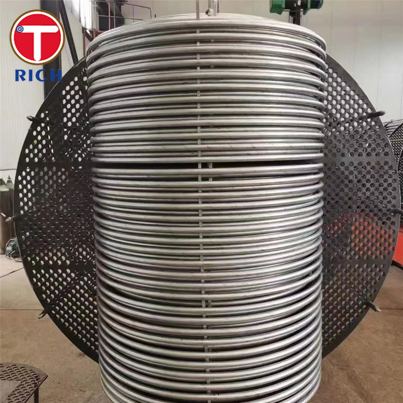 ASTM A688 304 Tubo di acciaio inossidabile austenitico saldato per scambiatori di calore di scaldabagno