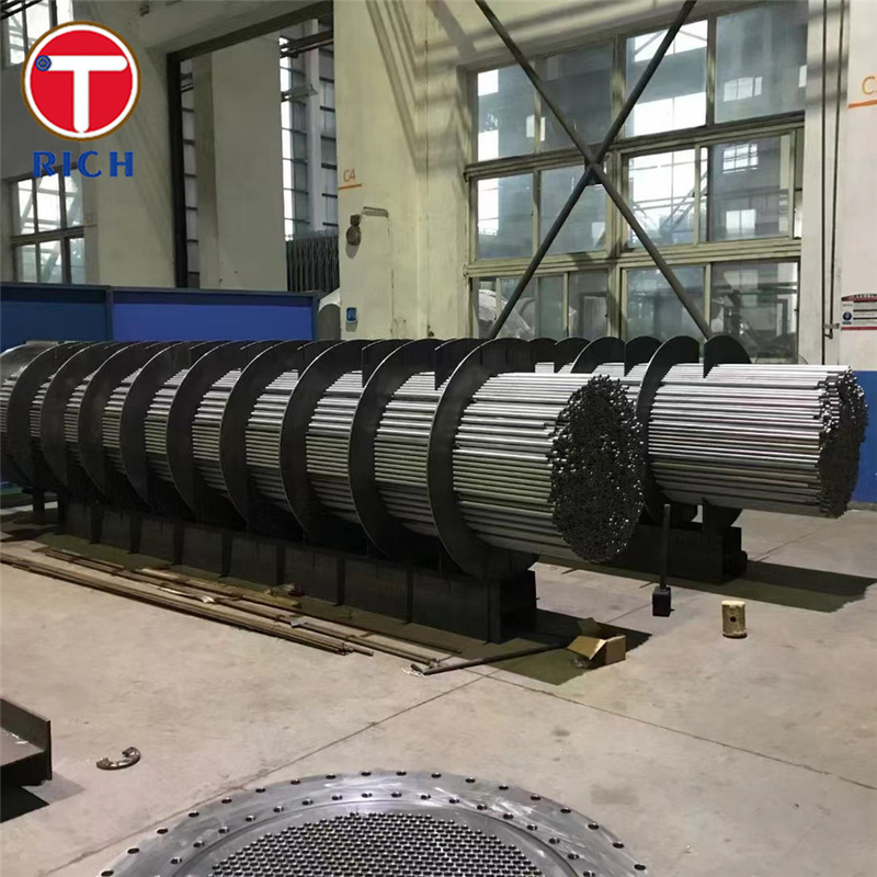 ASTM A688 304 Tubo di acciaio inossidabile austenitico saldato per scambiatori di calore di scaldabagno