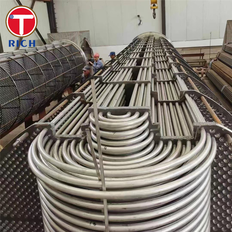 ASTM A688 304 Tubo di acciaio inossidabile austenitico saldato per scambiatori di calore di scaldabagno