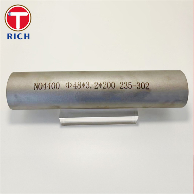 ASTM B165 Monel 400 Tubo in acciaio senza cuciture Lega di rame e nichel UNS N04400 Tubo in acciaio senza cuciture per automobili