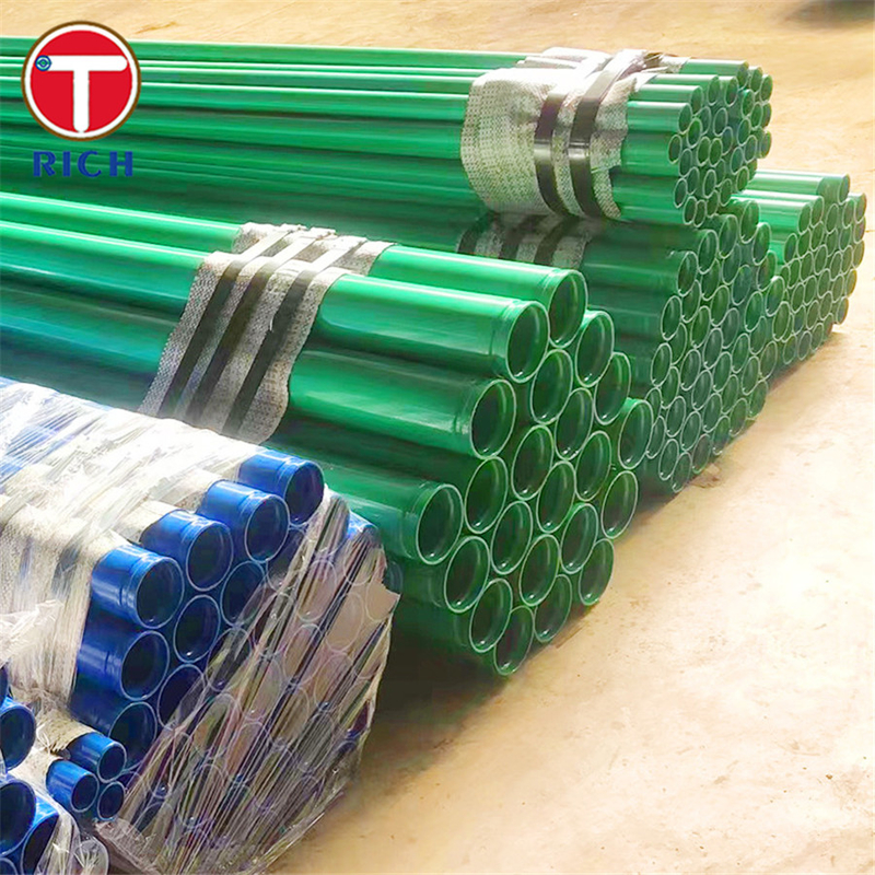 ASTM A978 Tubo di acciaio rivestito di plastica Tubo di acciaio pre-rivestito di polietilene rivestito di costole composite