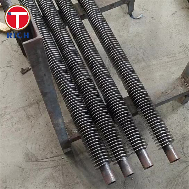 ASTM A498 Grado 1 Tubo a pinne in acciaio inossidabile senza cuciture per scambiatori di calore a carbonio