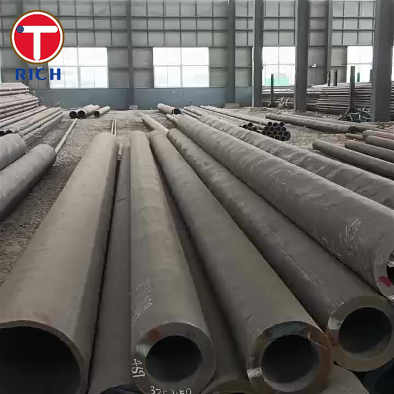 37Mn tubo di cilindro di gas tubo senza saldatura in acciaio al carbonio per cilindro di gas ad alta pressione