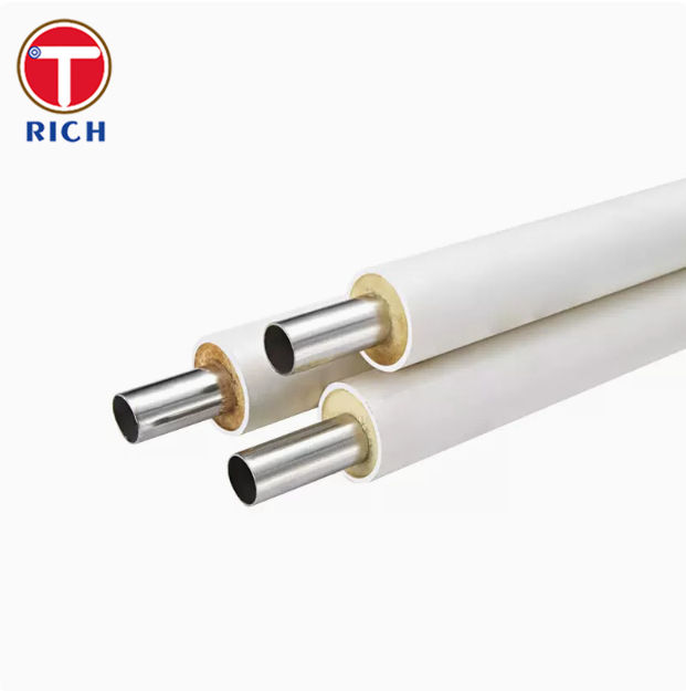 ASTM A213 Tubo in acciaio rivestito in PVC Tubo senza saldatura in acciaio inossidabile austenitico per isolamento