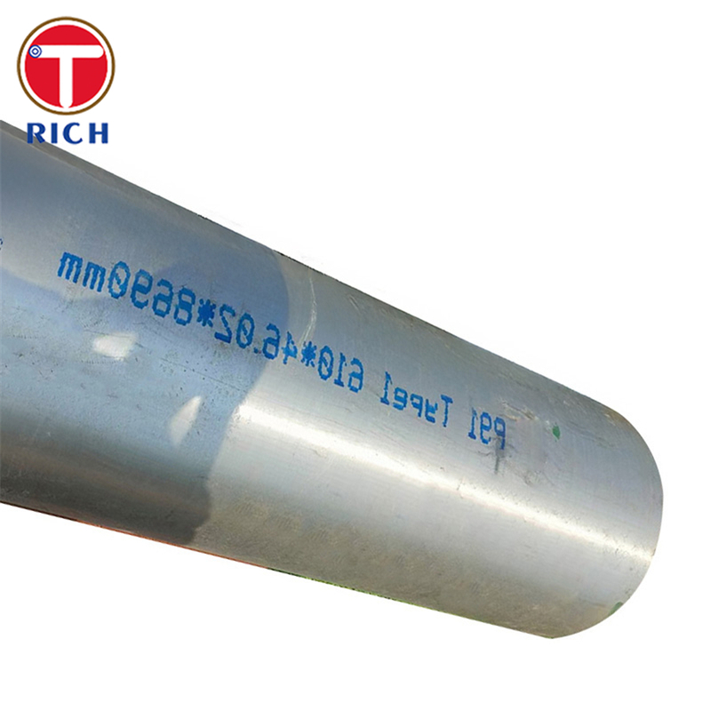 Tubo senza saldatura in acciaio legato trafilato a freddo P91 Chrome Moly per servizio ad alta temperatura