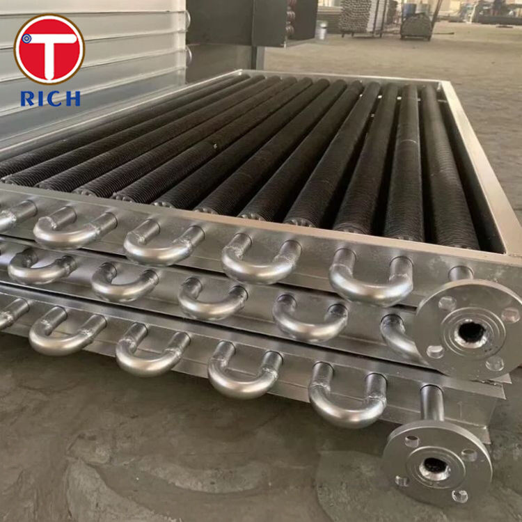 Tubo a pinna di tipo L in alluminio con ferita di tensione a piedi L per scambiatori di calore resistenti alla corrosione