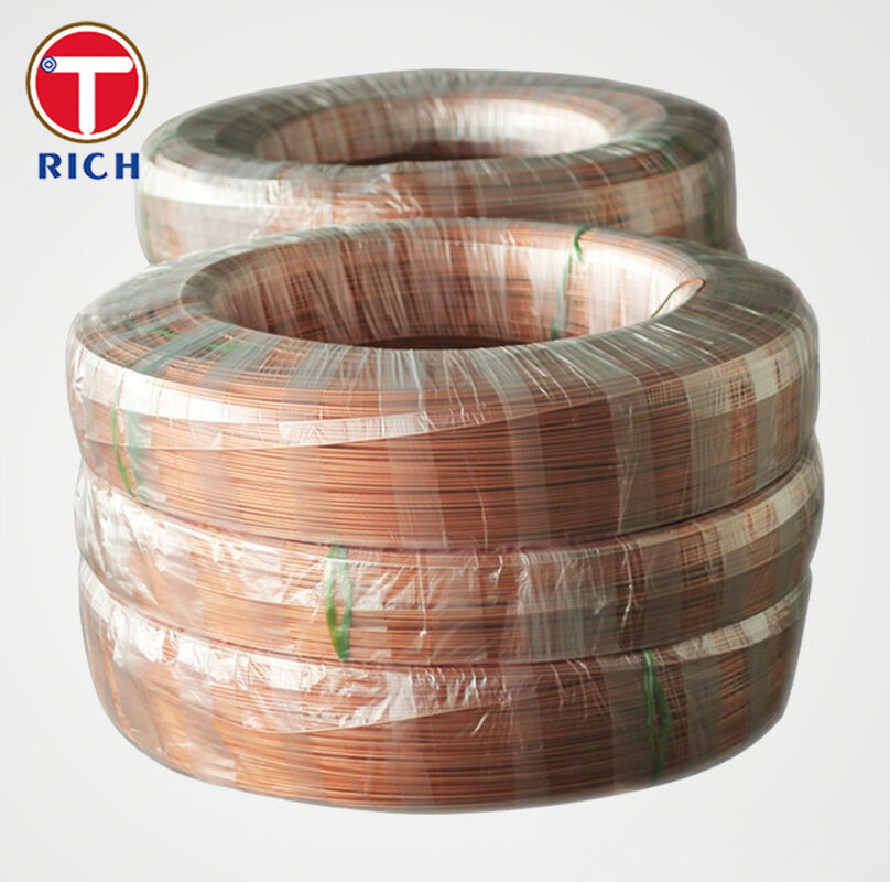 Tubo Bundy a doppia parete in acciaio a basso tenore di carbonio ramato per uso automobilistico