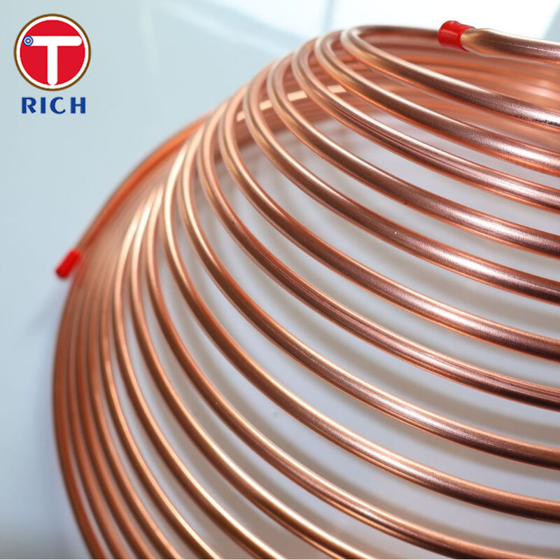 Tubo Bundy a doppia parete in acciaio a basso tenore di carbonio ramato per uso automobilistico