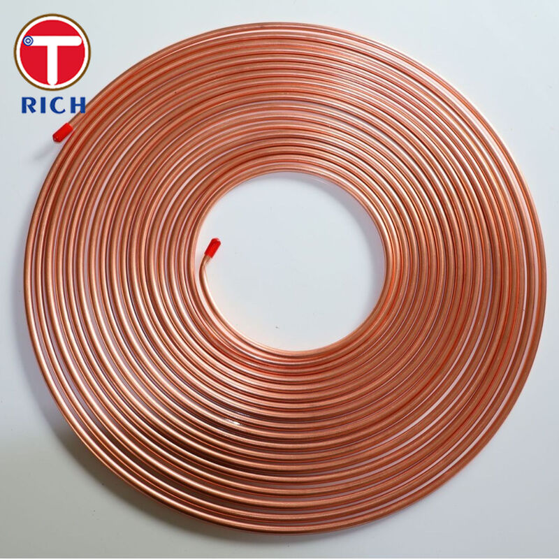 Tubo Bundy a doppia parete in acciaio a basso tenore di carbonio ramato per uso automobilistico