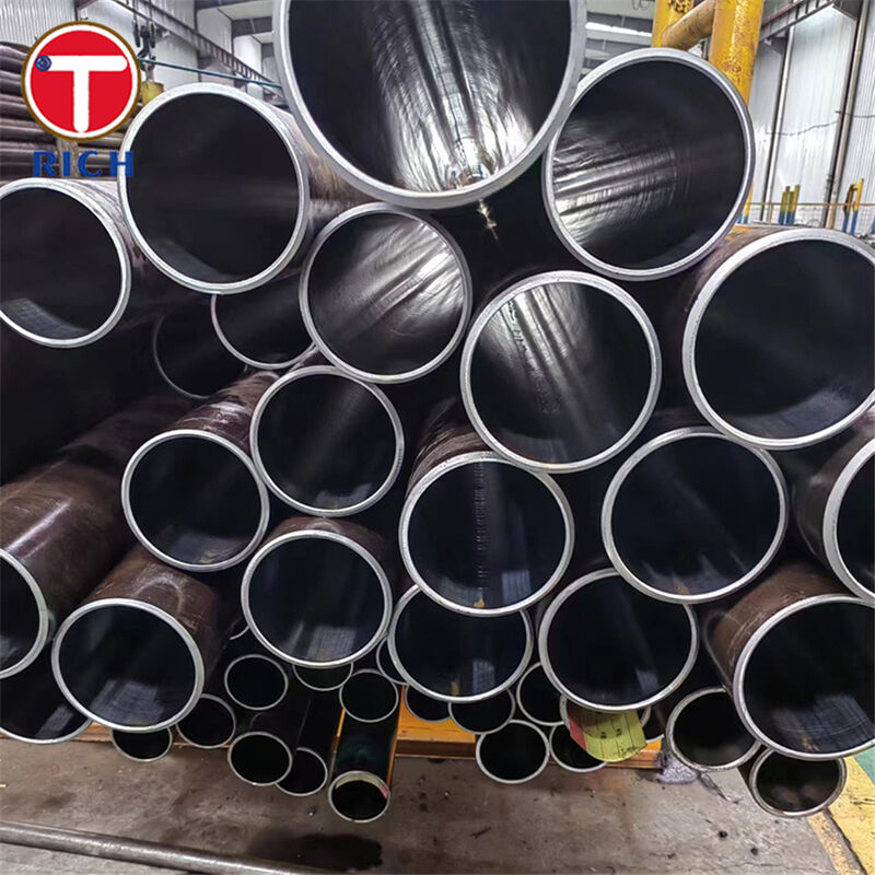 Tubo di precisione per cilindri idraulici trafilato a freddo senza saldatura con tolleranza ID ISO H8/H9 e Ra max 0,40 µm per applicazioni automobilistiche