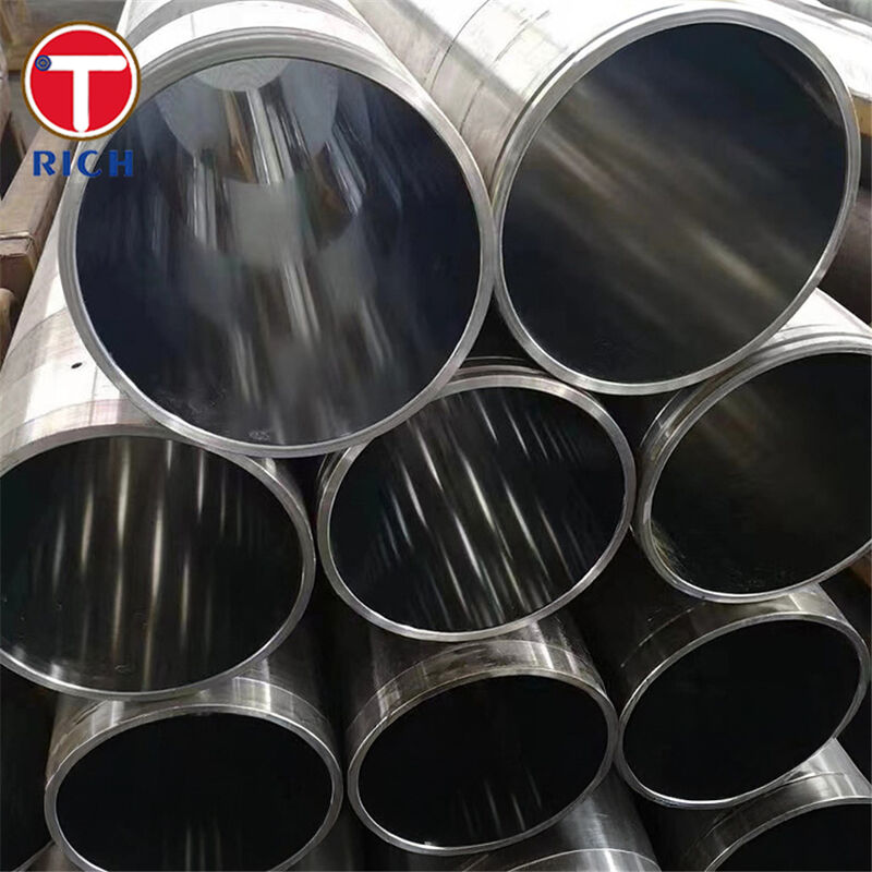Tubo di precisione per cilindri idraulici trafilato a freddo senza saldatura con tolleranza ID ISO H8/H9 e Ra max 0,40 µm per applicazioni automobilistiche