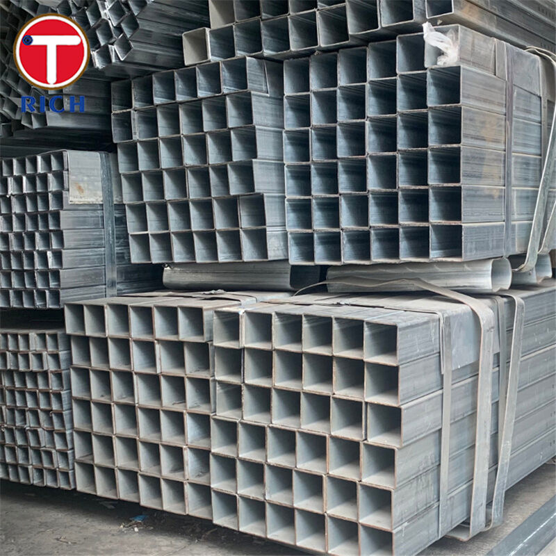 Tubo quadrato saldato in acciaio strutturale al carbonio Q235 per applicazioni architettoniche con opzioni trafilate a freddo e laminate a caldo