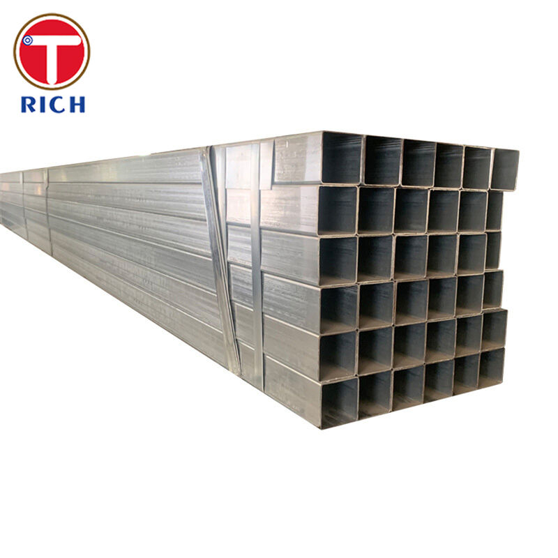 Tubo quadrato saldato in acciaio strutturale al carbonio Q235 per applicazioni architettoniche con opzioni trafilate a freddo e laminate a caldo