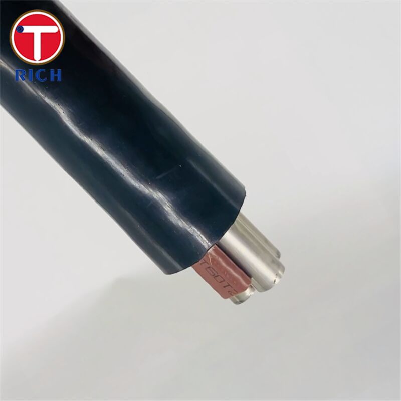 Tubo senza saldatura multistrato in acciaio inossidabile con rivestimento in plastica per la cantieristica navale nei gradi 304L/316L/Duplex 2205 e tecniche di trafilatura a freddo/laminazione a caldo