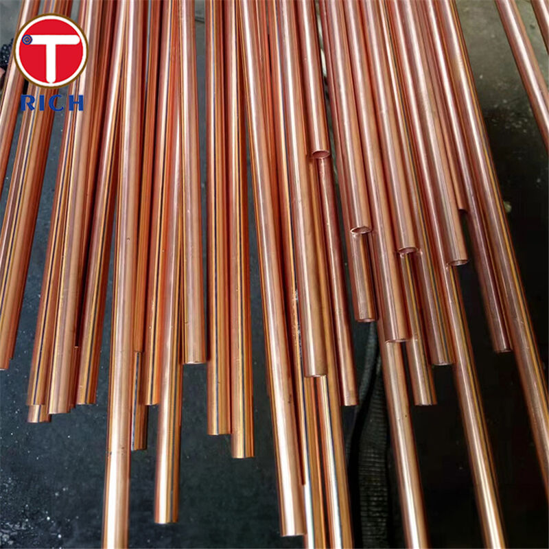 SAE J527 Tubo di rame placcato con diametro esterno di 4,76-12,7 mm per applicazioni di linea di freno