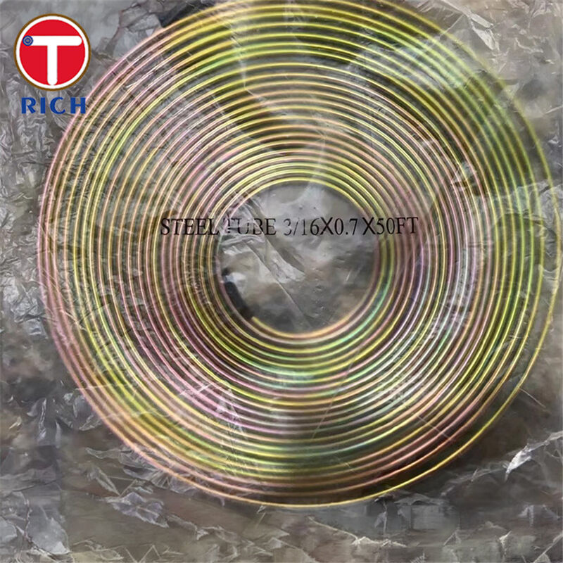 SAE J527 Tubo di rame placcato con diametro esterno di 4,76-12,7 mm per applicazioni di linea di freno