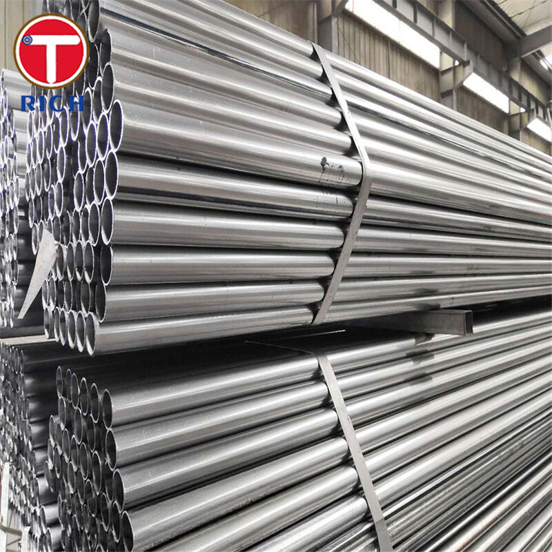 ACMS ASTM A787 Tubo in acciaio alluminato con rivestimento in alluminio-silicio per sistemi di scarico utilizzando la tecnica ERW