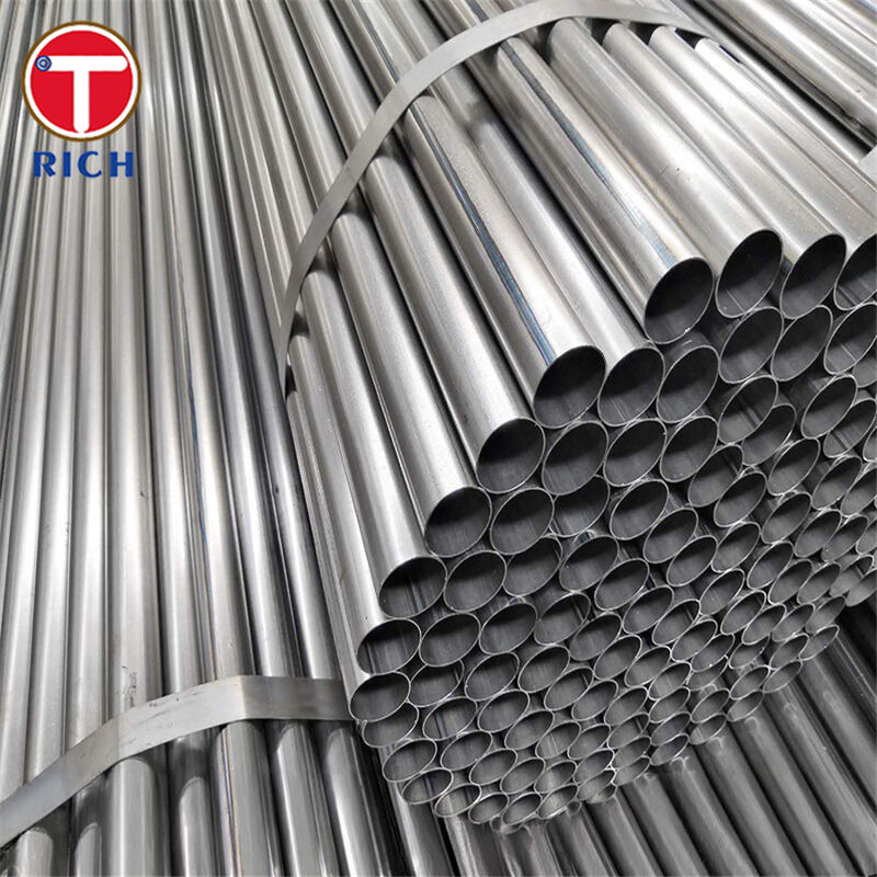 ACMS ASTM A787 Tubo in acciaio alluminato con rivestimento in alluminio-silicio per sistemi di scarico utilizzando la tecnica ERW