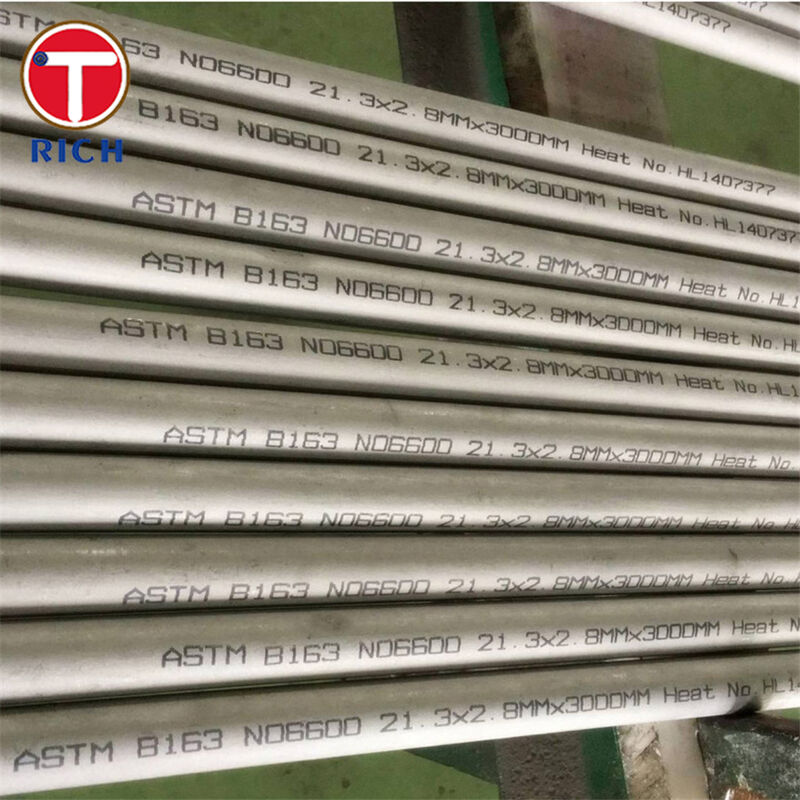 Tubo in lega di nichel ASTM B444 - Senza saldatura lavorato a freddo, resistente alla corrosione, ad alta resistenza per applicazioni industriali