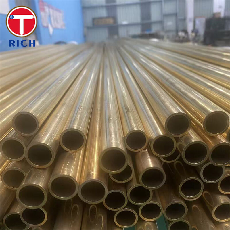 BFe10-1-1 Tubo condensatore in rame-nichel senza saldatura con resistenza alla corrosione e resistenza all'acqua di mare per un efficiente trasferimento di calore