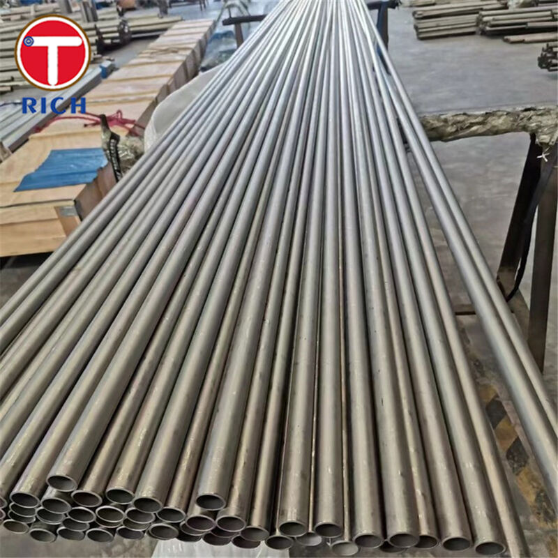 Tubo scambiatore di calore in titanio laminato a freddo ASTM B862 Grado 2 - Senza saldatura resistente alla corrosione UNS R50400