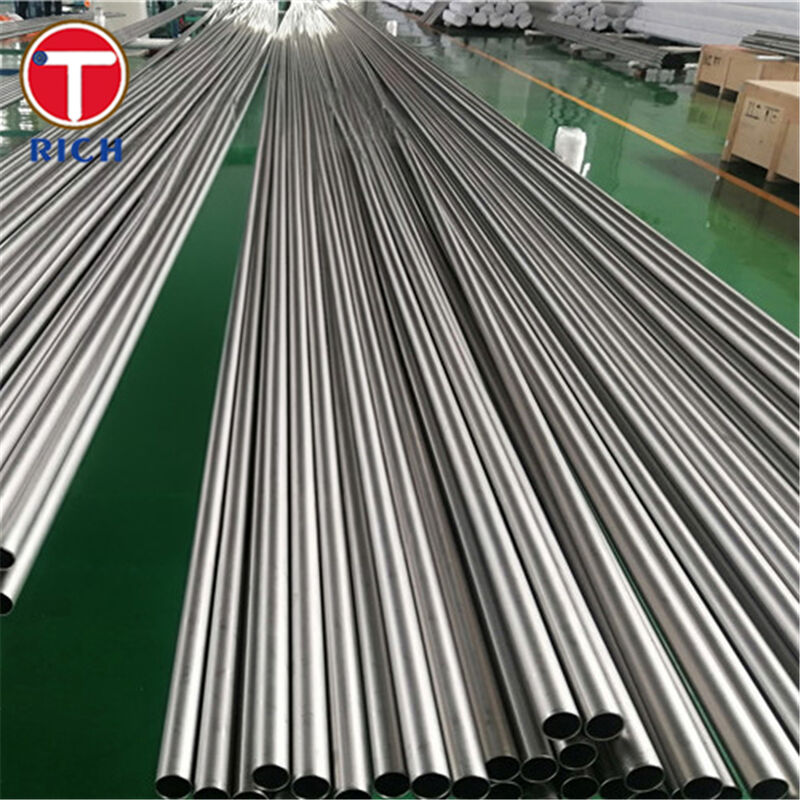 Tubo scambiatore di calore in titanio laminato a freddo ASTM B862 Grado 2 - Senza saldatura resistente alla corrosione UNS R50400