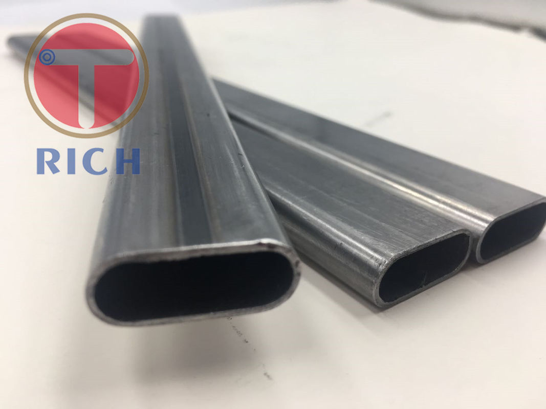 Q235 25*10*1mm ha saldato la tubatura d'acciaio ovale piana per l'attrezzatura leggera di allenamento