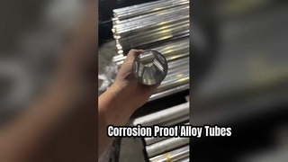 tubi di acciaio inossidabile luminosi