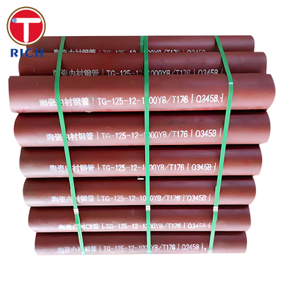 Un buon prezzo. YB/T 176 Tubo composito in acciaio rivestito in ceramica resistente all'usura ad alta durezza per l'industria chimica in linea