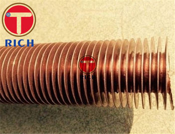 Un buon prezzo. OD25mm ha dentellato il tubo di rame alettato per il dispositivo di raffreddamento di aria in linea