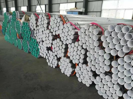 Un buon prezzo. Tubo di acciaio rivestito di plastica Q235 di alto calibro di estensibilità grande in linea