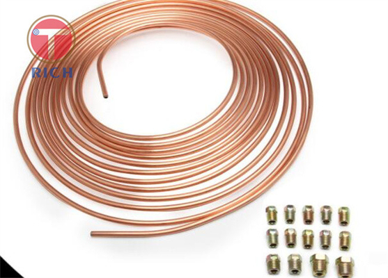 Un buon prezzo. l'automobile di 4.76X0.7mm PVF ha galvanizzato il tubo di rame 25 piedi della zanzara di oro della bobina in linea